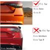 Car Accessories Rear Fog Light Lamp Frame Cover Trim Exterior Decoration Sticker Fit For Honda Civic 11TH Gen 2022 2023 2024 2025 2026 ABS