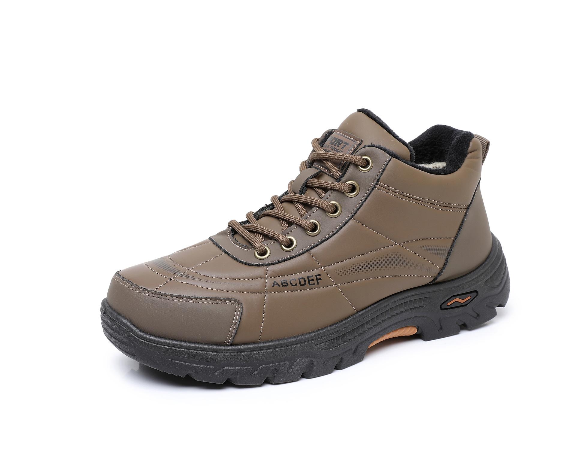 

Anti-slip and Wear-resistant Outer Snow Boots, Casual, Versatile and Comfortable Lightweight Shoes 44 кофейный