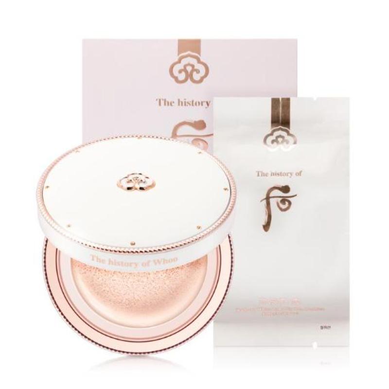 

THE HISTORYS OF WHOO Gongjinhyang Seol Whitening Tone-up Sun Cushion 13g*2ea (варианты пополнения) #Main + Refill Set