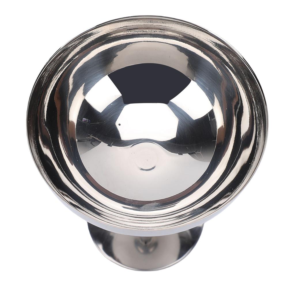 Footed Dessert Cup Dishwasher Safe 304 Stainless Steel Footed Dessert Bowl for Ice Cream Salad Serving