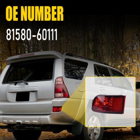 Rear Bumper Reflector Case Right Side For 2003-2005 Toyota 4Runner 81580-60111 B