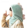 Wintermützen für Damen und Herren mit Masken, winddichte Mützen, Ohrenschützer, Pullover, warme Babyschals, integrierte Mützen