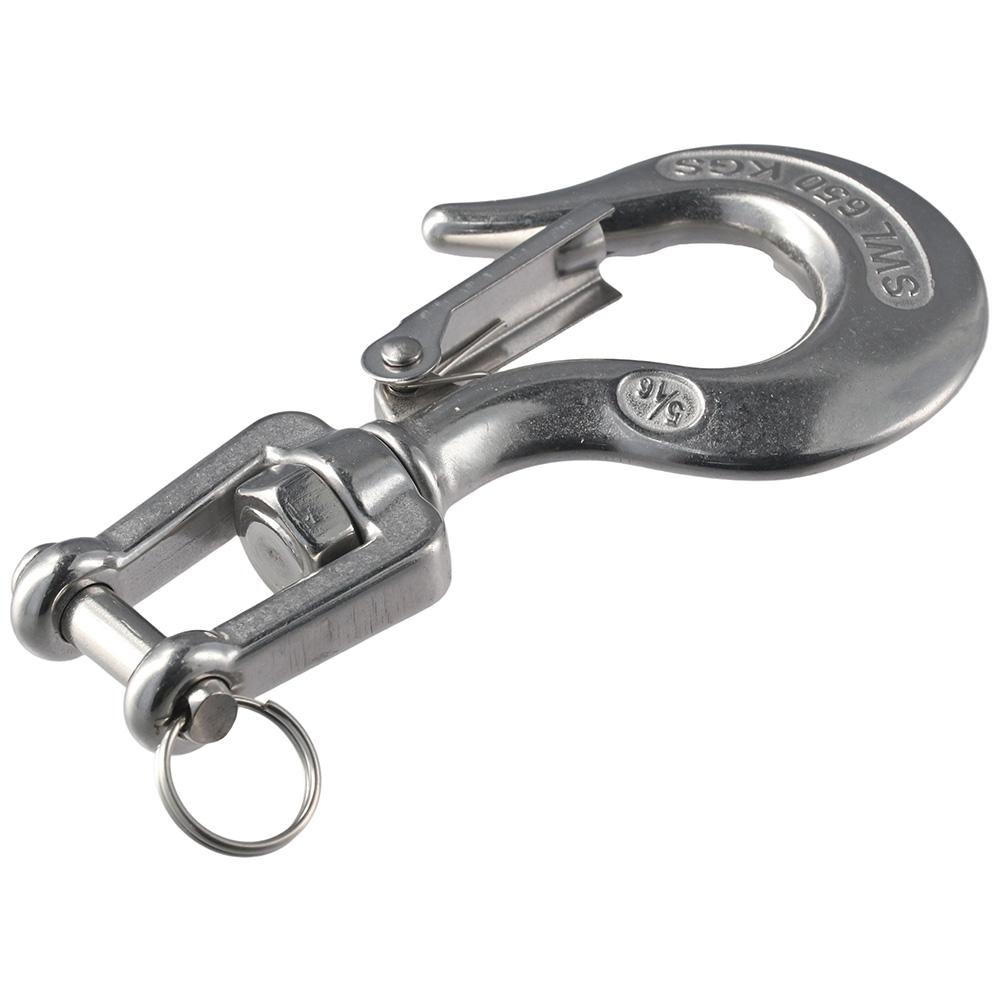 304 Stainless Steel Clevis Slip Hook Safety Hooks Forklifting, Hoisting, Construction