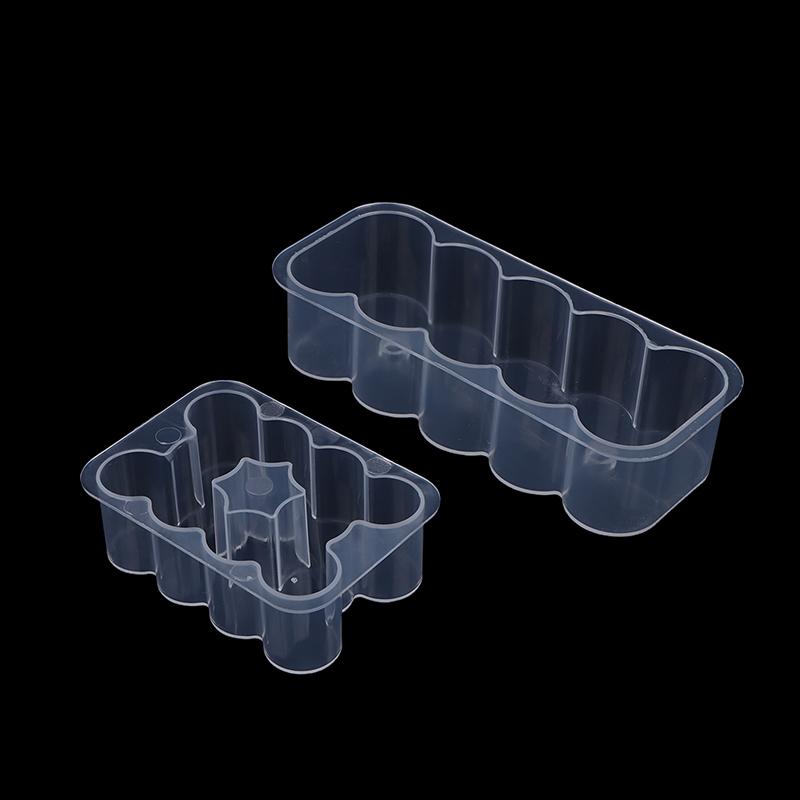 10Pcs 3Ml/5Ml 10-Slot Vial Storage Case Plastic Clear Microtube Storage Box Stackable Freezer Tube Box Diabetic Supplies