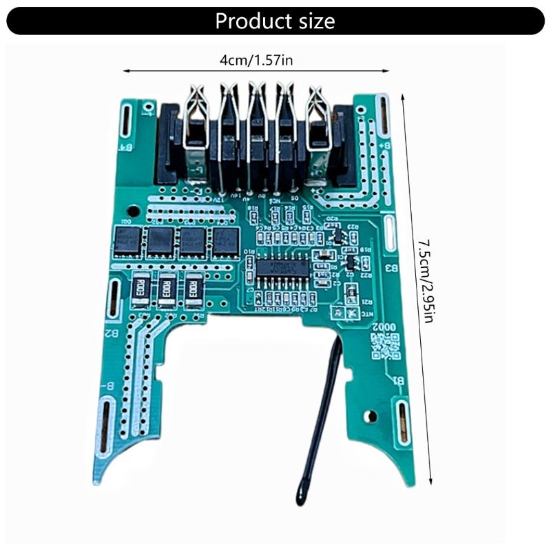 Battery Protections Module 21V 100A High Current Module with Intelligent Temperature Control For Professional Tools