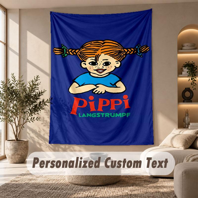 Wall Hanging Tapestry Art Cloth Bedroom Room Background DecorPippi Longstocking