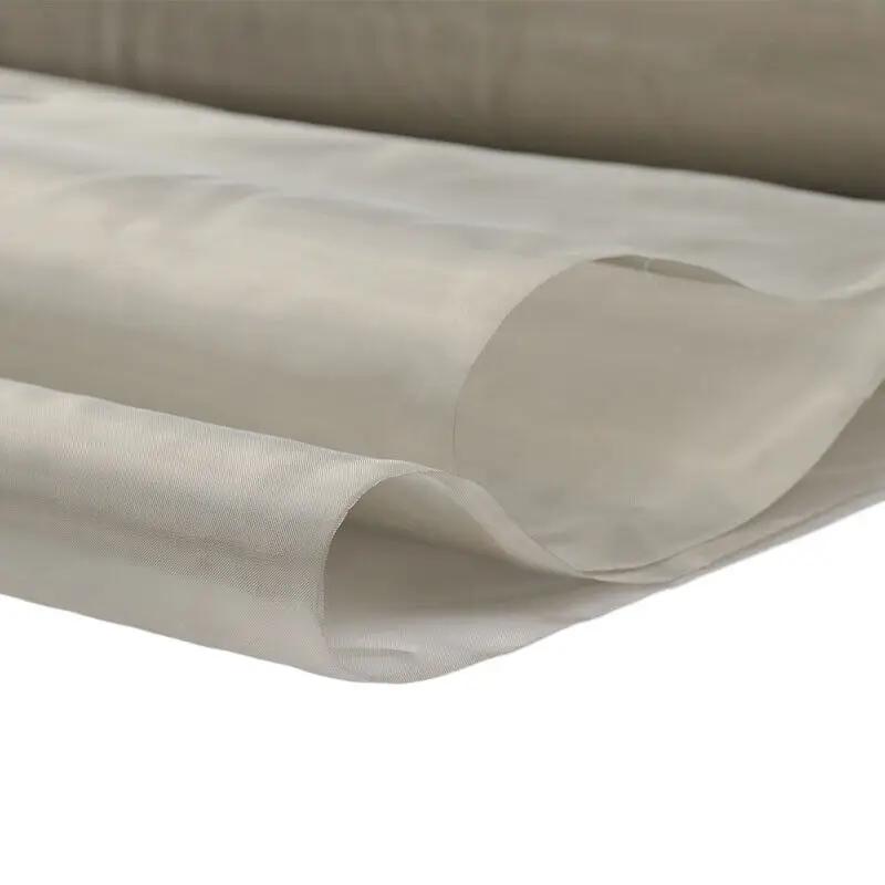 New Anti Radiation Mesh Fabric Anti-electromagnetic radiation 100% EMF/EMI/RF/RFID Protection Shielding Blocking Cloth 100x108cm серебряный