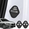 2/4PC Car Door Shock Absorber Car Door Lock Protector Silicone Latches Cover Accessries For Mazda Axela Atenza Demio MS Skyactiv FF10