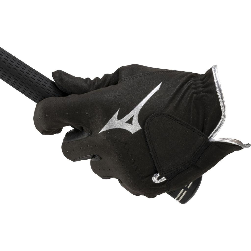 MIZUNO Golf Mizuno Left 5MGML603 Glove, Musou, Men's, Hand, Black, 21cm,
