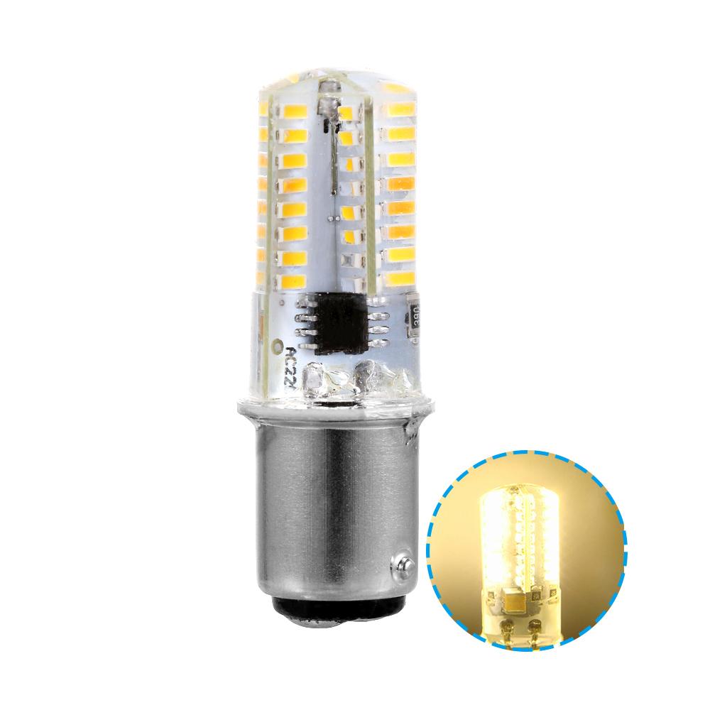 1PC Energy Saving  White/Warm White 64SMD 2.6W BA15D  LED Corn Bulbs Crystal Lamp  110/120V