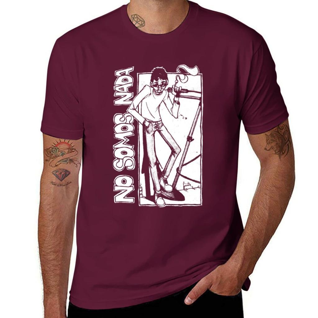 Evaristo Wir Hören Auf, Wir Sind Nichts T-Shirt grafische t-shirts Kurzarm-T-Shirt schnelltrocknendes Kompressionsshirt Herren