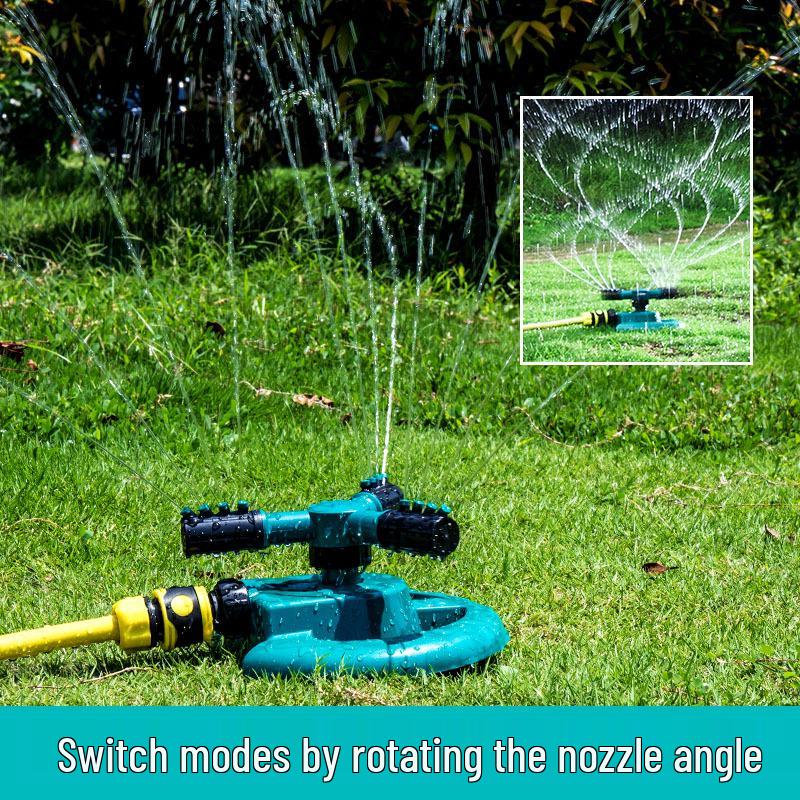 360° Garden Rotating Sprinkler for Lawn Irrigation & Roof Cooling