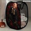 1Pcs Halloween Series 3 Pop-Up Laundry Hamper Expandable Mesh Hamper Basket for Room Bedroom Bathroom Organization Contemporary Storage