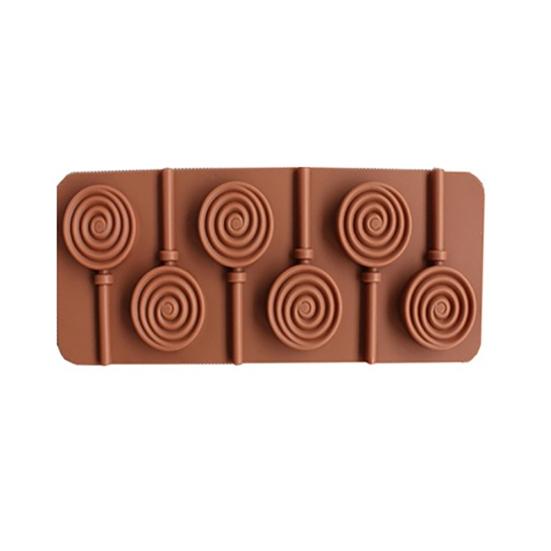 Lollipop Silicone Mold Chocolate Cake Fondant Cookie Mould DIY Baking Tools