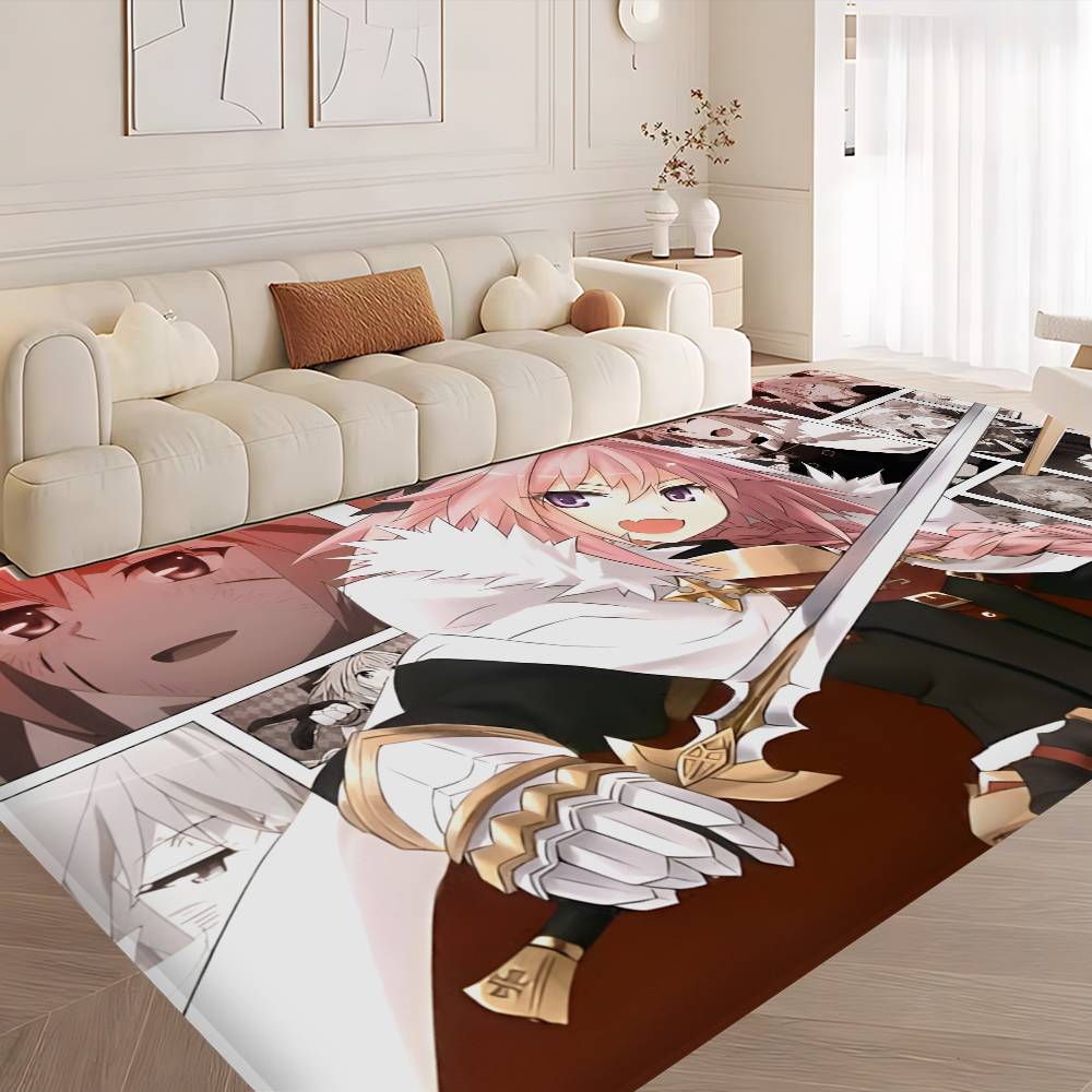 Astolfo Anime Girl Anime Hallway Carpet Washable Non-Slip Living Room Sofa Chairs Area Mat Kitchen Doormat Area Rug