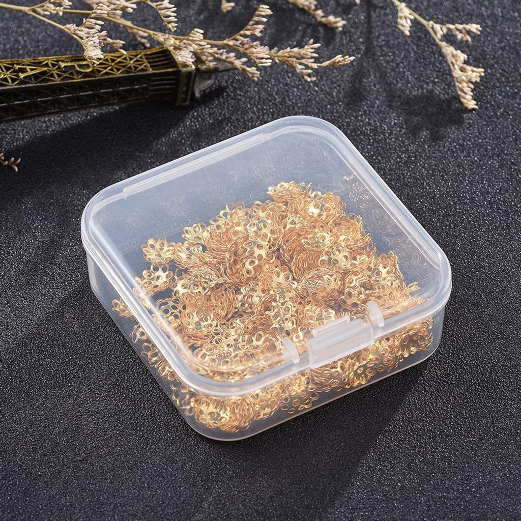 500 st 6 mm distanspärlor hattar mini polerade hårda multipla distanshattar