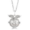 Russia Tradition Chime Exquisite Angel Wings Caller Necklace Essential Oil Diffuser Pregnant Woman Aromatherapy Pendant Jewelry
