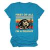 Unisex Summer Delight Round Neck T-Shirt