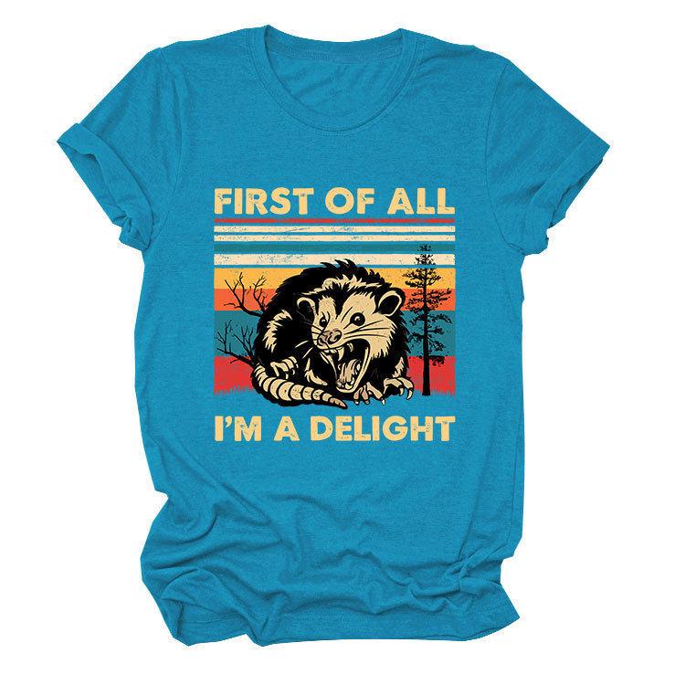 Unisex Summer Delight Round Neck T-Shirt