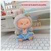 17cm Labubu Doll Vinyl Keychain: First & Second Gen Blind Box Clothes Collection