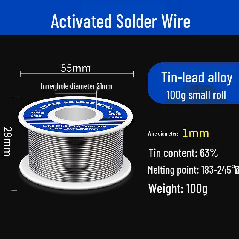 High Purity Lead-Free Rosin Core Solder Wire for Low Temp Welding
