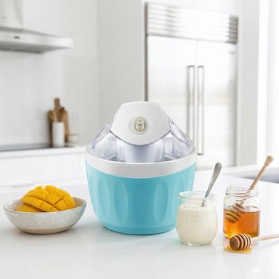 Personal Gelato & Sorbet Machine Just 15 Minutes Cuisine Yogurt Maker One-Touch for Homemade Frozen Treats Everyday Kitchen Use
