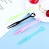 500Pcs/200Pcs Heart-Shaped Cake Forks Mini Children Plastic Dessert Fruit Fork Dinnerware Party Bake Utensils
