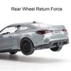 1:36 Bmw M4 M3 Miniature Model Toys Diecast Alloy Car Doors Opened Alloy Body Rubber Tire With Pull Back Vehice Home Decorations