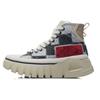 Li Ning High Top Skateboard Shoes Women's Black Gray AGCR270-2