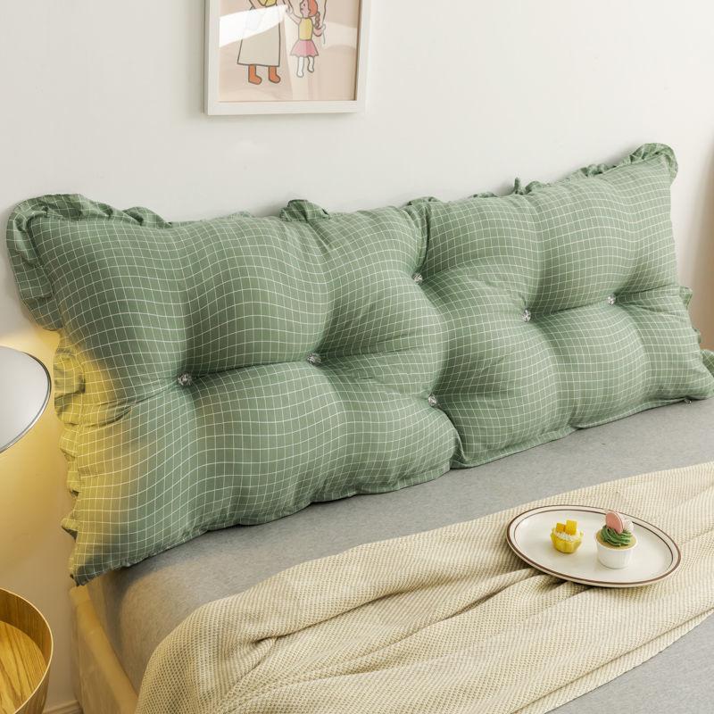 Bed Back Cushion Thicken Quilted Padded Anti-collision Princess Style Large Backrest Removable and Washable Tatami Waist Cushion