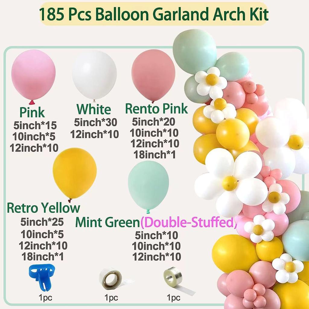 Balloon Chain Set Store Opening Birthday Party Decoration Scene Arrangement Photo Balloon