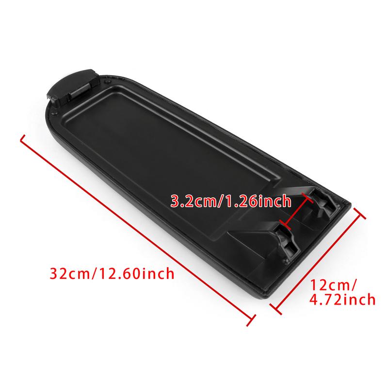 Artudatech Black Leather Armrest Centre Console Lid For VW MK4 Jetta Bora Golf 18D867173 Car Accessories