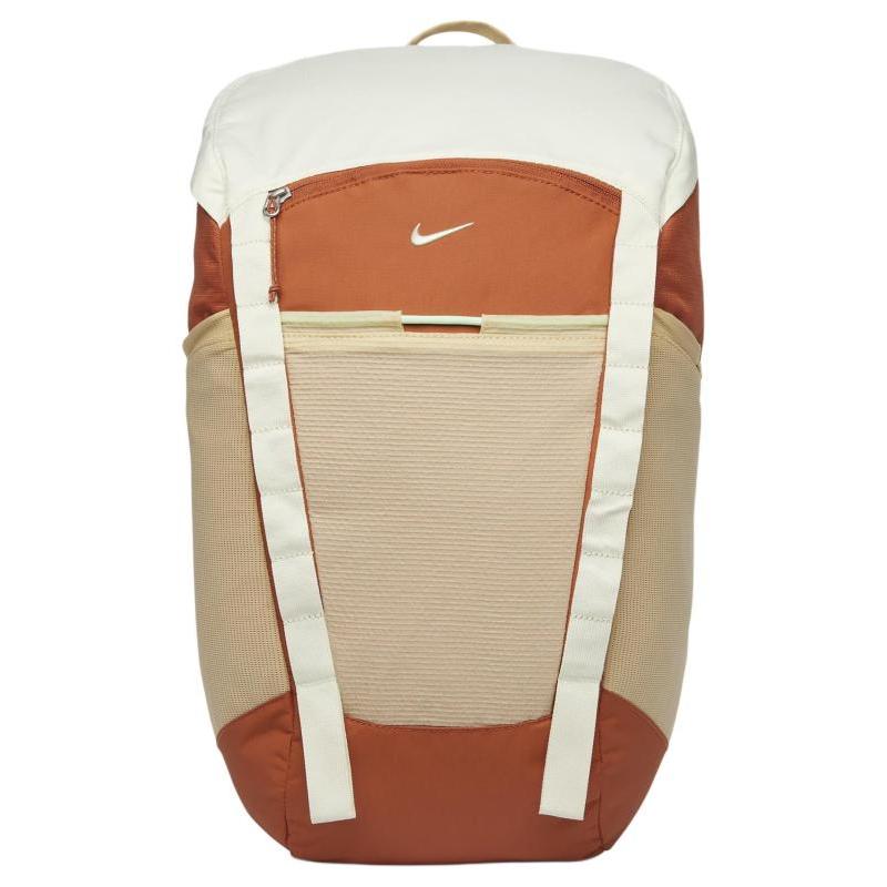 Nike Polyester Nylon Blend Backpack Unisex Bright Day Colorful Hemp With Misty Green Casual