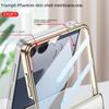 For Samsung Galaxy Z Flip 7 Case Luxury PU Leather Middle Hinge With Stand Protect Back Cover Case For Z Flip 7 Phone Shell
