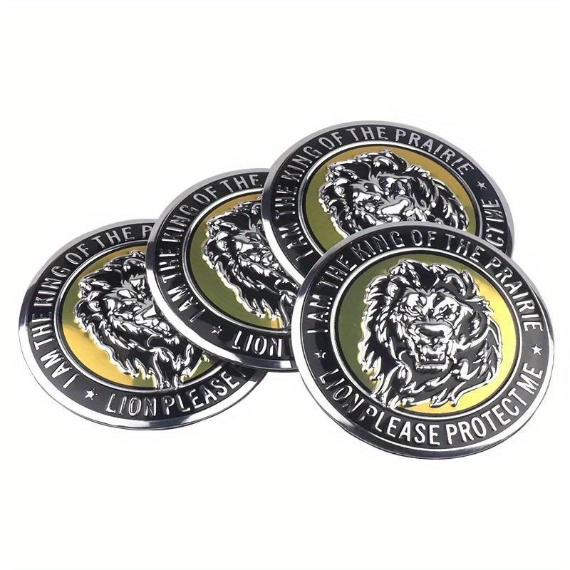 

4PCS 56MM Animal Lion Tiger Eagle Emblem Car Wheel Center Hub Cap Stickers Badge For all car