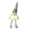 Lighted Christmas Gnome Decoration Mini Christmas Plush Gnome Figure Light Up Swedish Tomte Doll for Winter Tabletop Decor