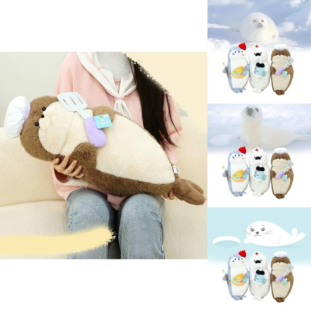 Adorable Sea Otter Plush Toy Soft Comforting Sleeping Buddy For Kids Gift