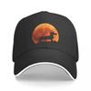 Dachshund Dog Silhouette In Moon Gift Cap Baseball Cap Rave Baseball Caps Hat for Unisex WoUnisexs
