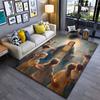 Holy Mary with Children Scene Suitable As a Non-slip Mat for the Living Room or Bedroom Sofa