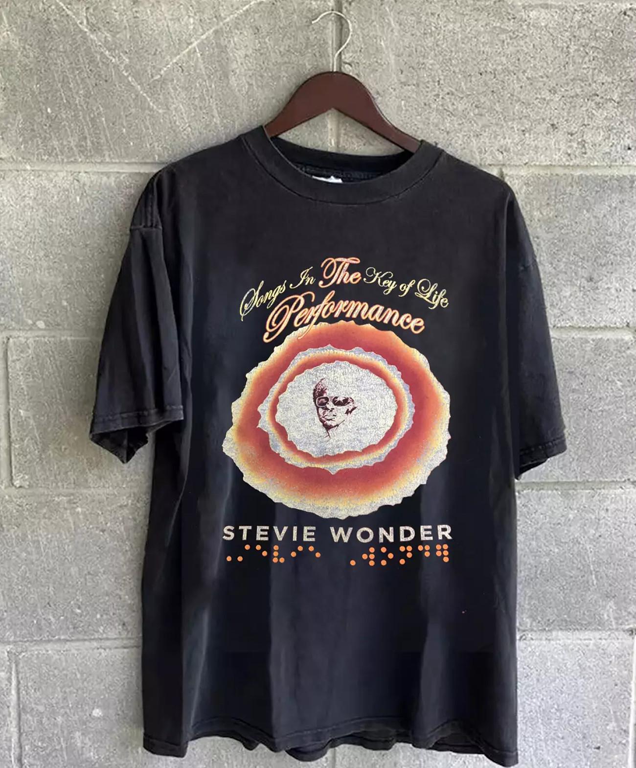 Stevie Wonder Song In The Key Of Life T Shirt Full Size S-5XL SS151 S