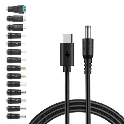 Кабель-адаптер питания USB Type C на DC5V Содержит 14 Разнообразных Разъемов для Покрытия Различных Потребностей в Зарядке Устройств