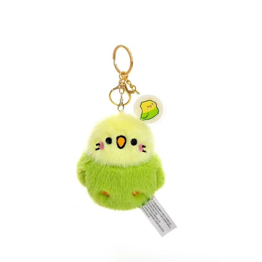 Bag Charm Bird Pendant Sound-Making Parrot Stuffed Toy Birthday Gift Chirping Plush Toy Handbags
