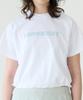 COVERNAT WOMAN Ice String Crop Short Sleeve Tee White