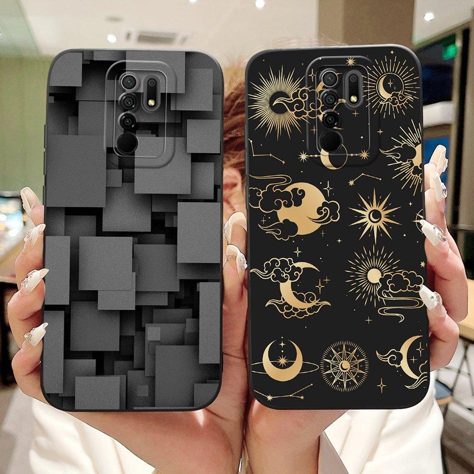 For Xiaomi Redmi 9 Case Redmi 9 Prime Cover Fashion Art Painted Camera Protection Soft Silicone Fundas For Redmi9 Poco M2 Bumper