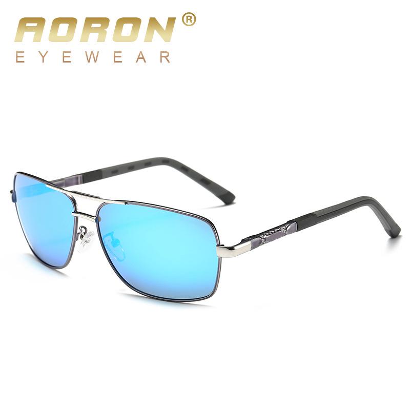 aoron More Than 100 Colors Polarized Sunglasses for Men Women Fashion Design Metal Frame Outdoor UV400 Anti Glare Driving Glasses