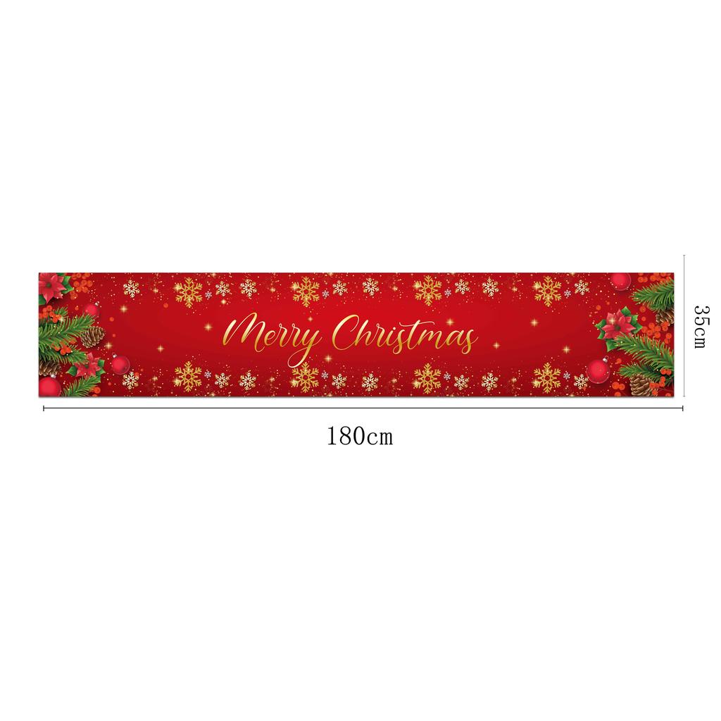 180CM Christmas Tablecloth Polyester Rectangular Snowflake Table Cover For Christmas Navidad Dinner Table Decoration Supplies