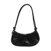 Glänzende Knödel-Tasche Modische und elegante plissierte Ein-Schulter-Tasche Hand-Trage-Achseltasche