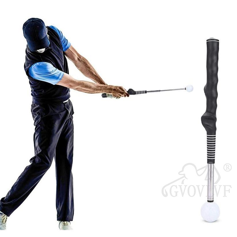 Suono Click Ritmo Telescopico Riscaldamento Allenatore Swing da Golf Ausilio per Allenamento Correzione Gesti per Tempo Presa Forza Bastone Pratica