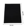 RV Blinds Shades RV Blinds Full Blackout Non Woven Fabric No Drilling Adhesive Motorhome Window Blinds Shades RV Pleated Shades