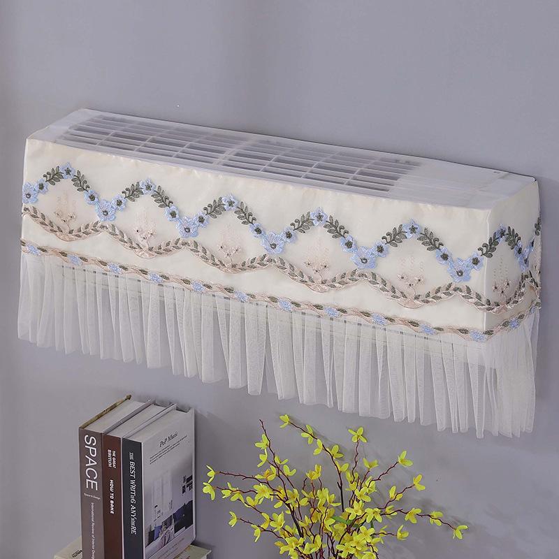 Universal Wall-Mounted Air Conditioner Dust Cover: Anti-Blow Windshield, Windproof Curtain, Full Sleeve Protection for Cabinet Machines